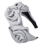 Super Quality 100% Handmade Wide Rose Flower Headband - Image 2